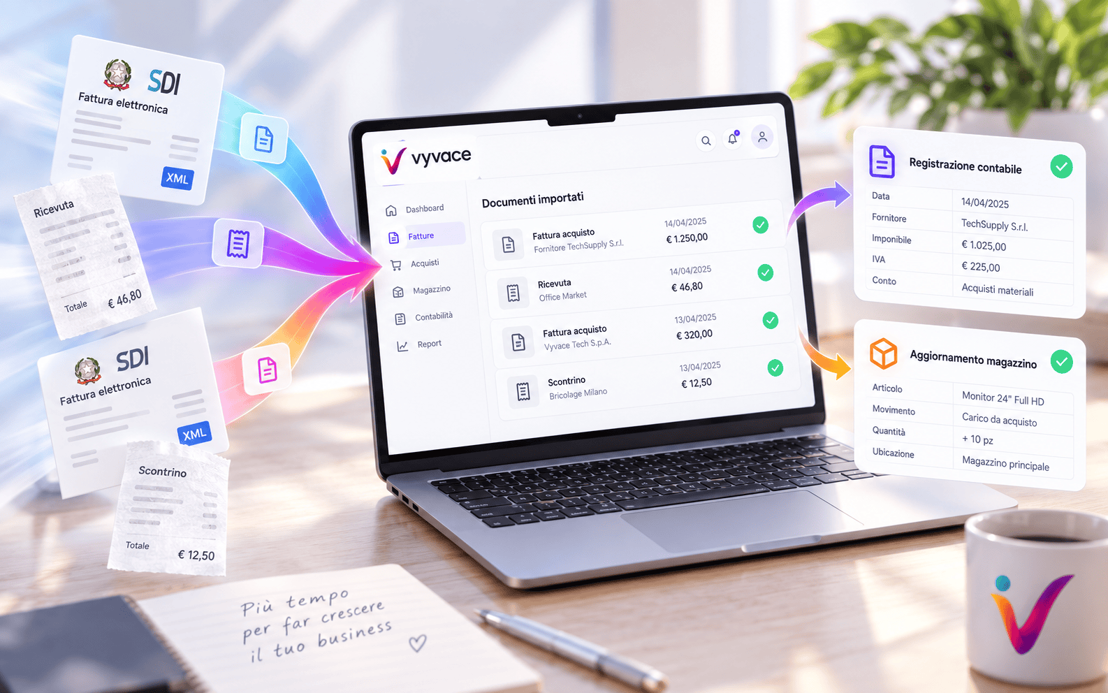 Fatturazione elettronica in Vyvace